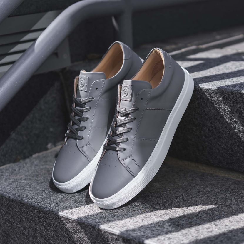 GREATS Ash Grey The Royale Shoes ZXBPJD57