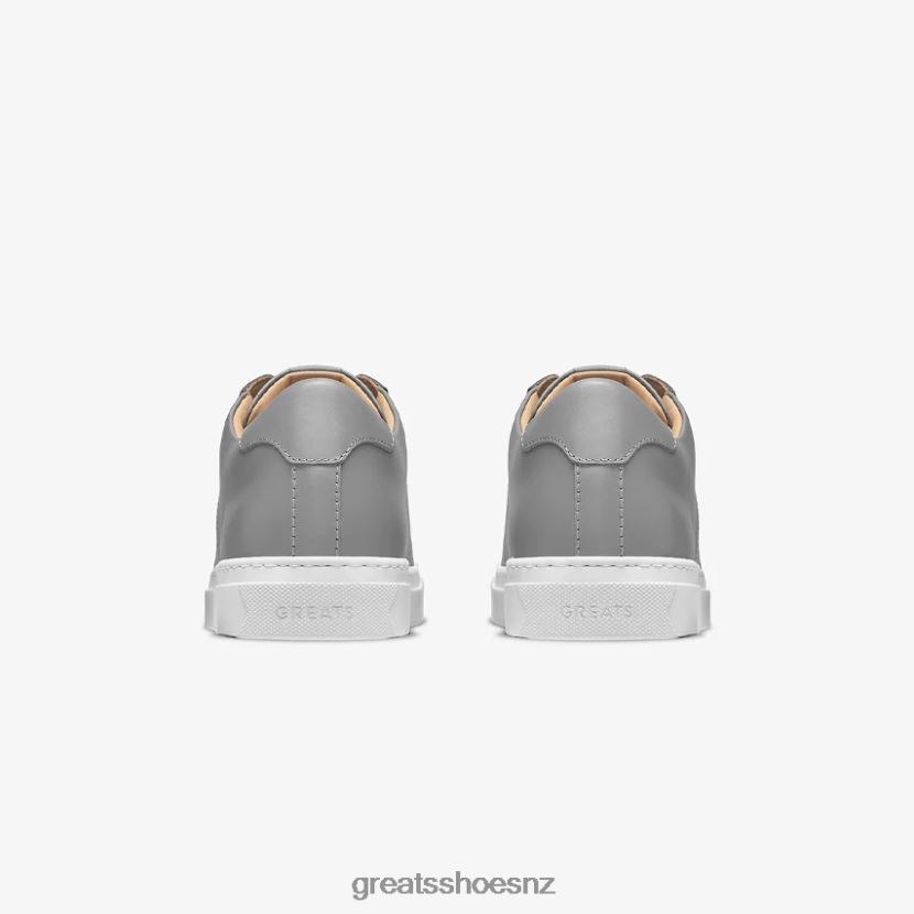 GREATS Ash Grey The Royale Shoes ZXBPJD57