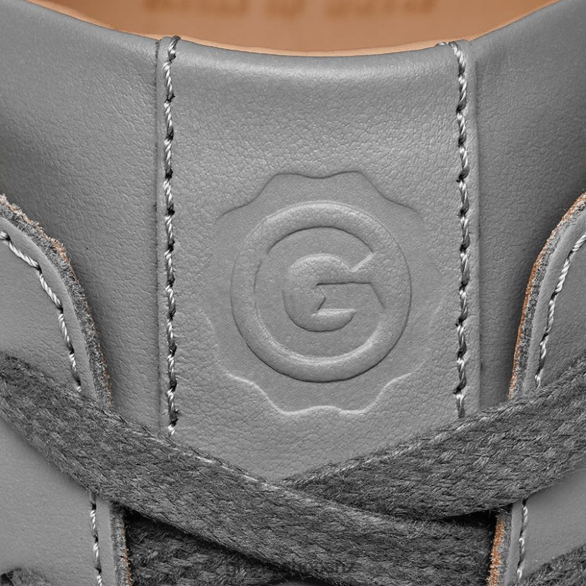 GREATS Ash Grey The Royale Shoes ZXBPJD57