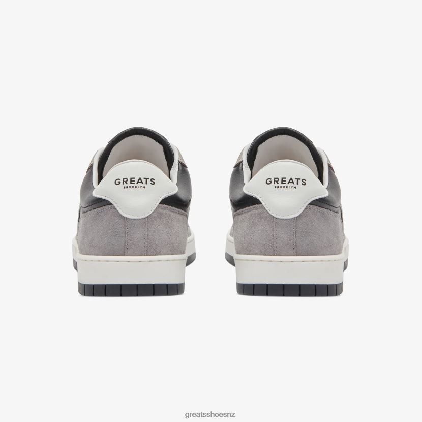 GREATS Black Grey The JMZ Court Shoes ZXBPJD1