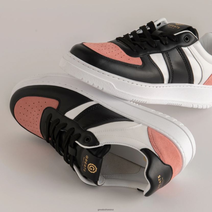 GREATS Black Pink The St. James Low Shoes ZXBPJD39