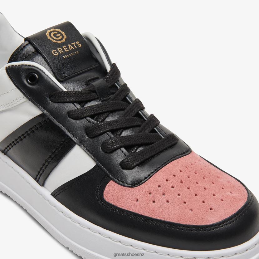 GREATS Black Pink The St. James Low Shoes ZXBPJD39