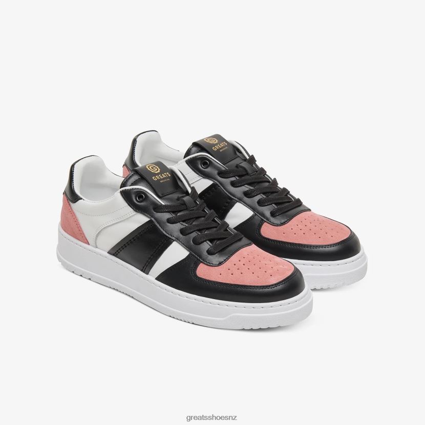 GREATS Black Pink The St. James Low Shoes ZXBPJD39