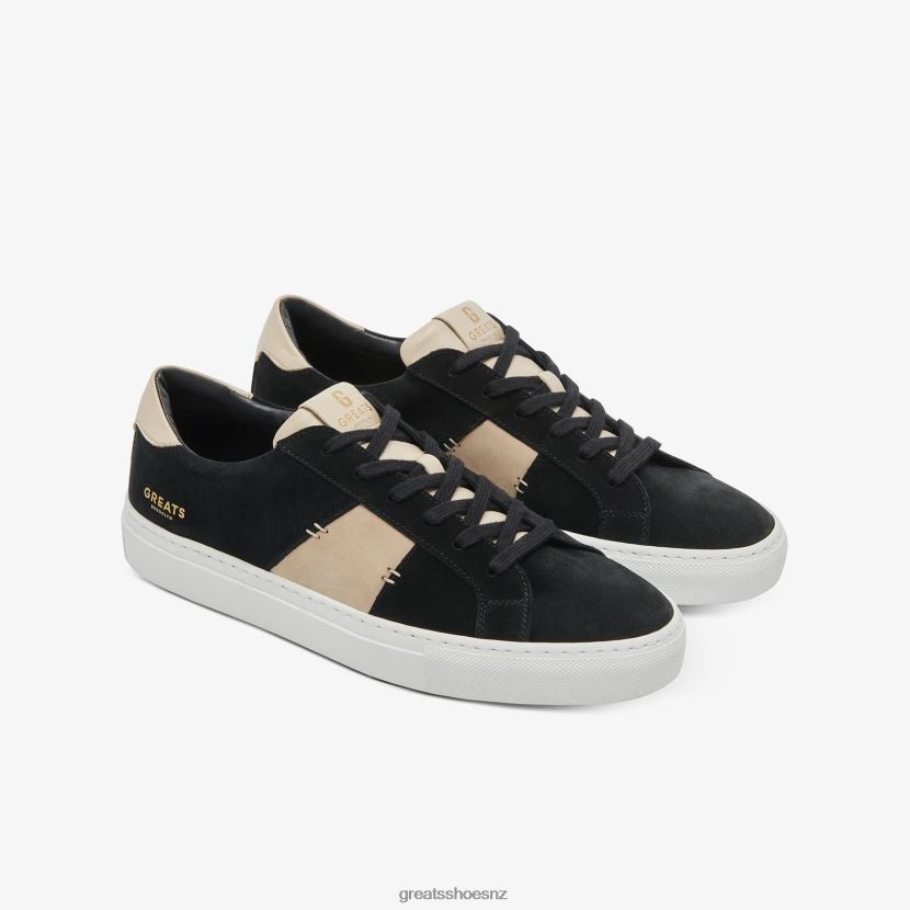 GREATS Black White The Royale 2.0 Shoes ZXBPJD24