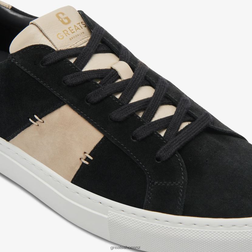 GREATS Black White The Royale 2.0 Shoes ZXBPJD24