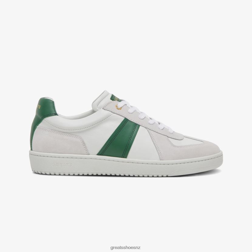 GREATS Blanco Green The GAT Sneaker Shoes ZXBPJD22