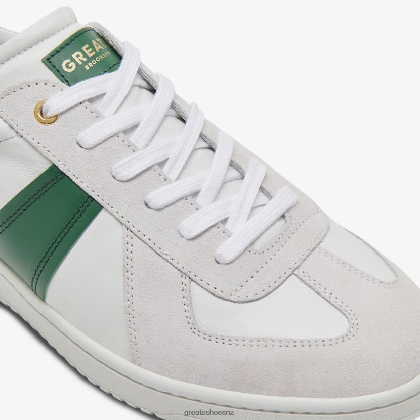 GREATS Blanco Green The GAT Sneaker Shoes ZXBPJD22