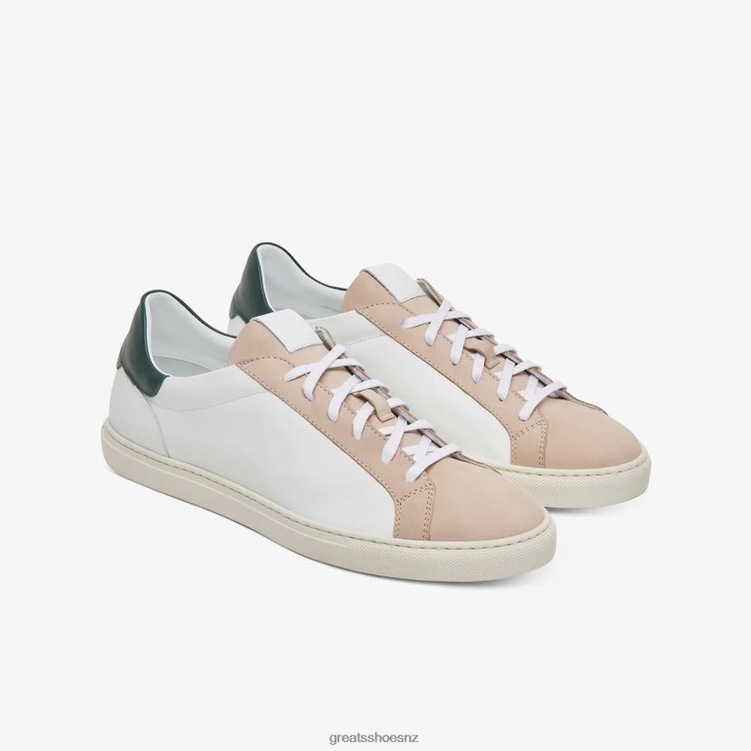 GREATS Blanco Green The Reign Shoes ZXBPJD27
