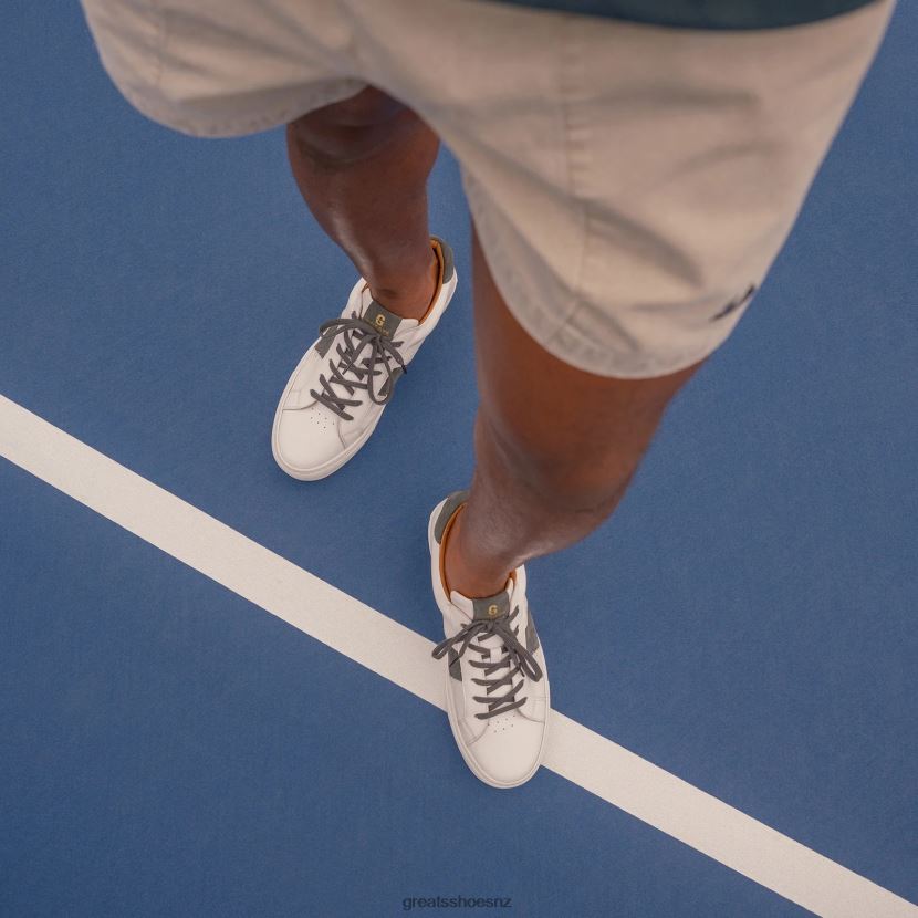 GREATS Blanco Green The Royale 2.0 Shoes ZXBPJD7