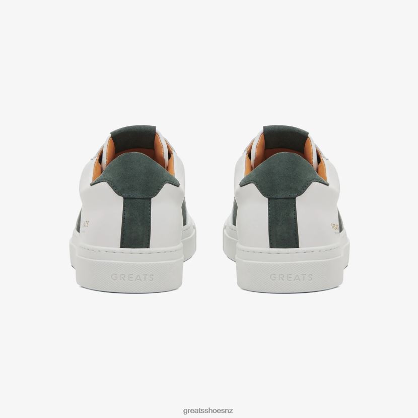 GREATS Blanco Green The Royale 2.0 Shoes ZXBPJD7