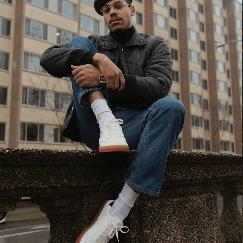 GREATS Blanco The Charlie Shoes ZXBPJD50