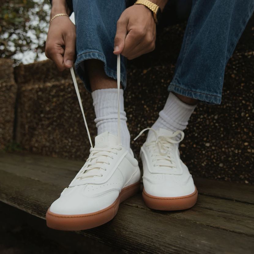 GREATS Blanco The Charlie Shoes ZXBPJD50