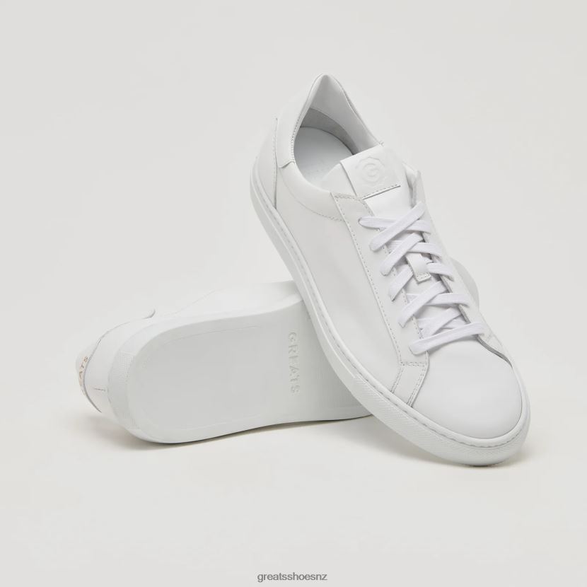 GREATS Blanco The Reign Shoes ZXBPJD25