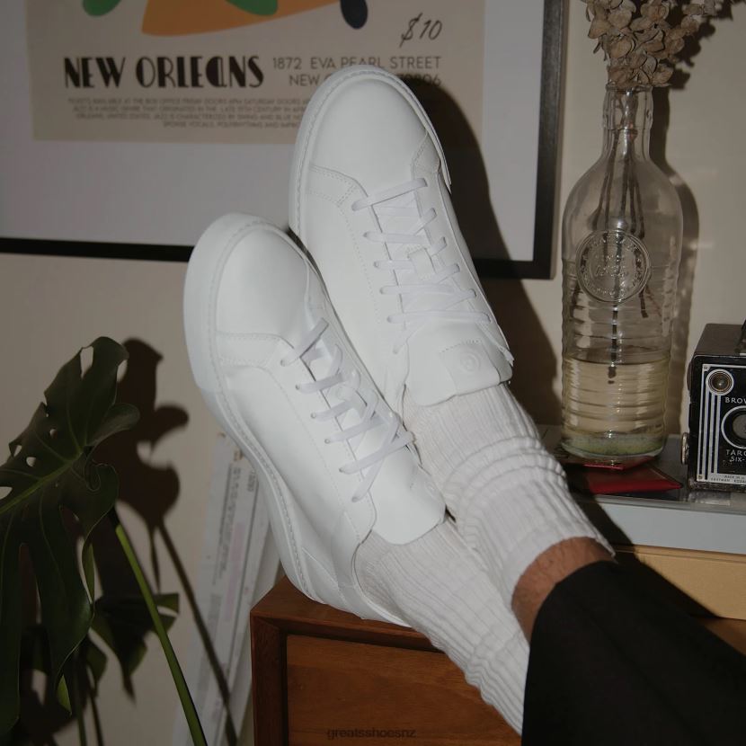 GREATS Blanco The Reign Shoes ZXBPJD25