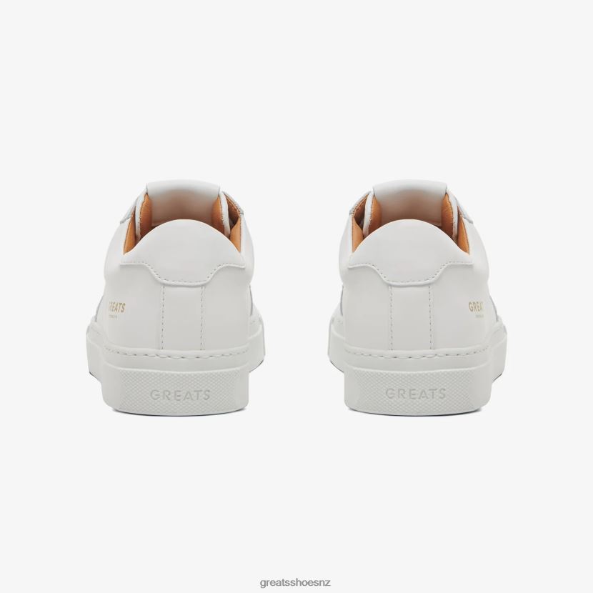 GREATS Blanco The Royale 2.0 Perforated Shoes ZXBPJD125