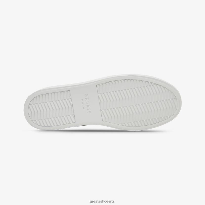 GREATS Blanco The Royale 2.0 Perforated Shoes ZXBPJD14