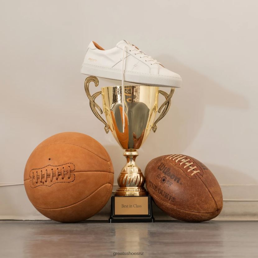 GREATS Blanco The Royale 2.0 Shoes ZXBPJD8