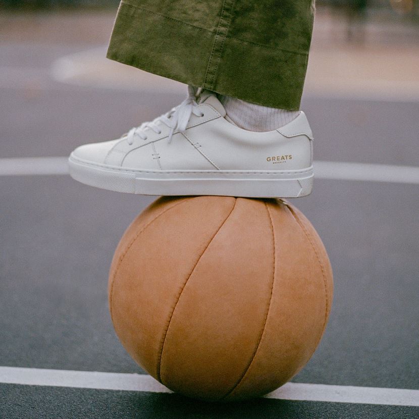 GREATS Blanco The Royale 2.0 Shoes ZXBPJD8