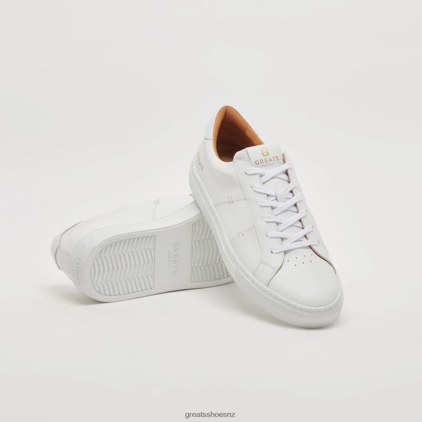 GREATS Blanco The Royale 2.0 Shoes ZXBPJD8
