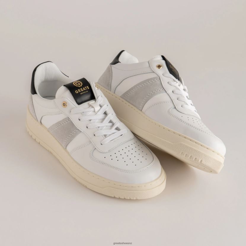 GREATS Blanco The St. James Low Shoes ZXBPJD37