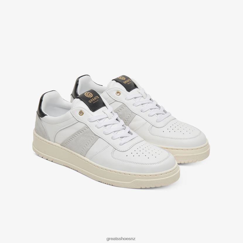 GREATS Blanco The St. James Low Shoes ZXBPJD37
