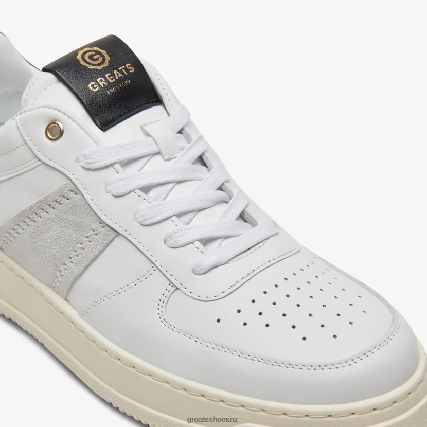 GREATS Blanco The St. James Low Shoes ZXBPJD37