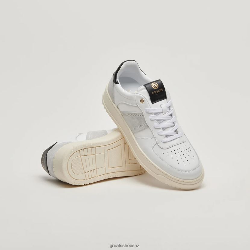 GREATS Blanco The St. James Low Shoes ZXBPJD37
