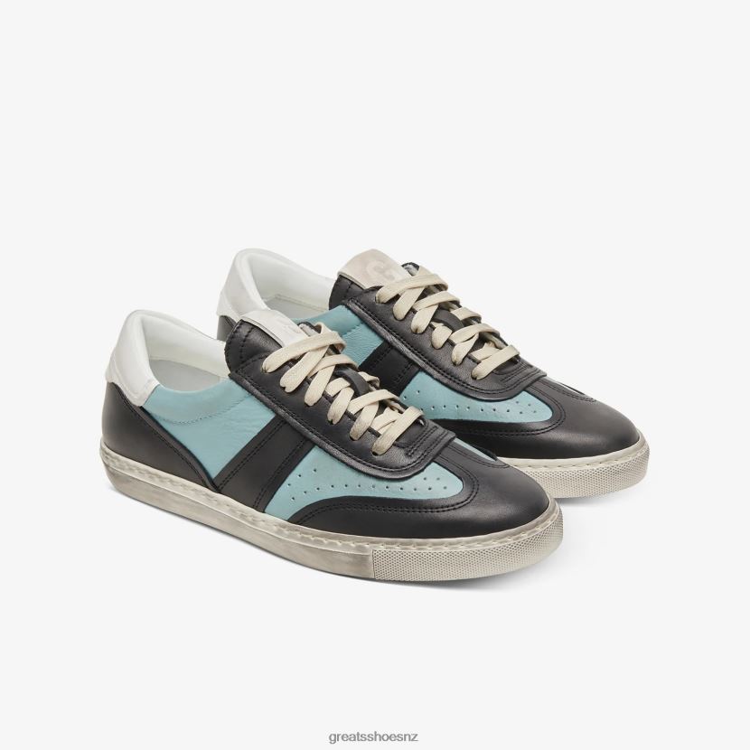 GREATS Blue Multi The Charlie Distressed Shoes ZXBPJD140