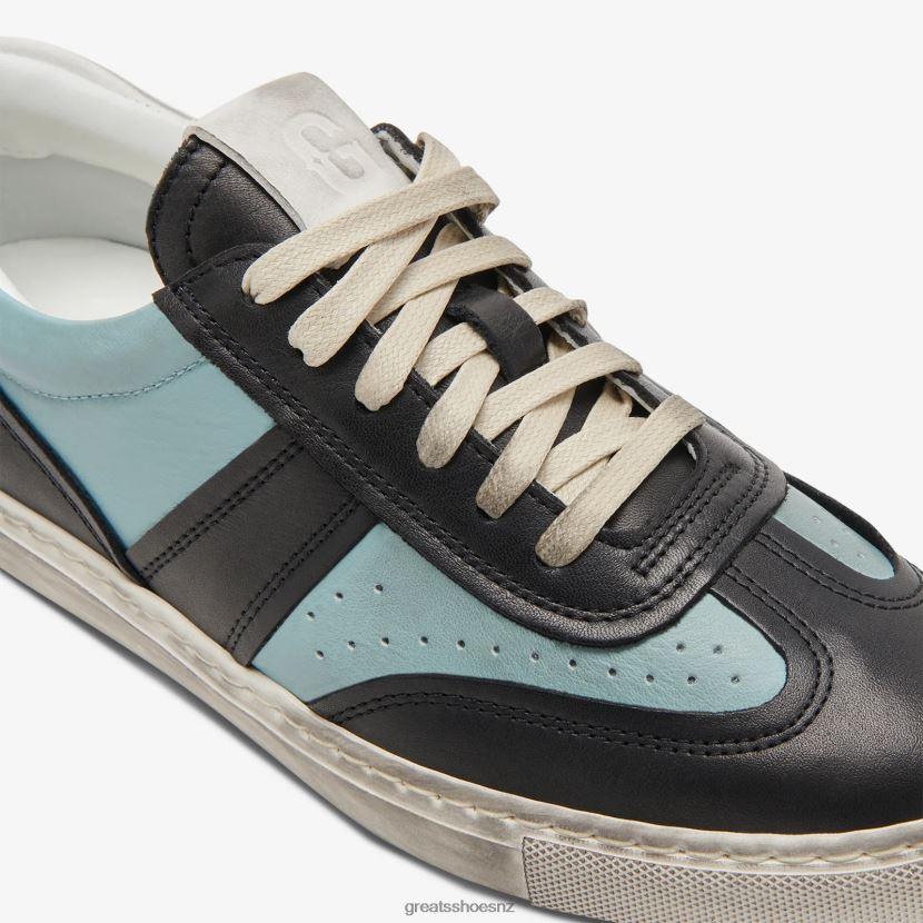 GREATS Blue Multi The Charlie Distressed Shoes ZXBPJD140