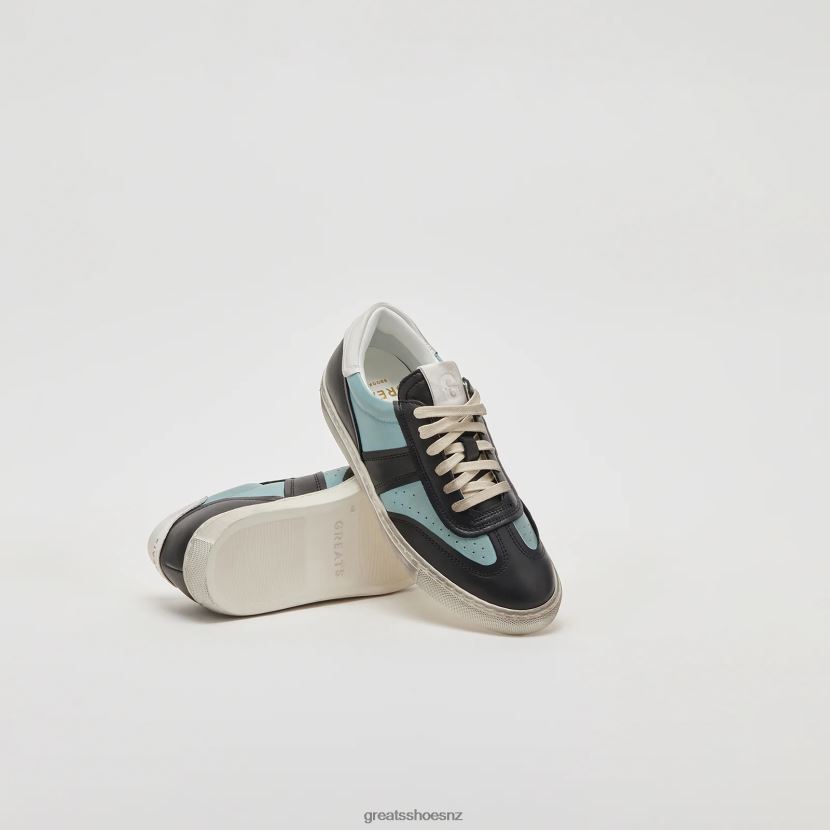 GREATS Blue Multi The Charlie Distressed Shoes ZXBPJD140