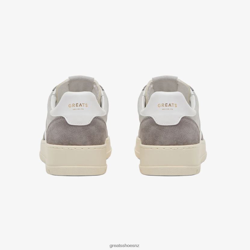 GREATS Brown Grey The St. James Low Shoes ZXBPJD56