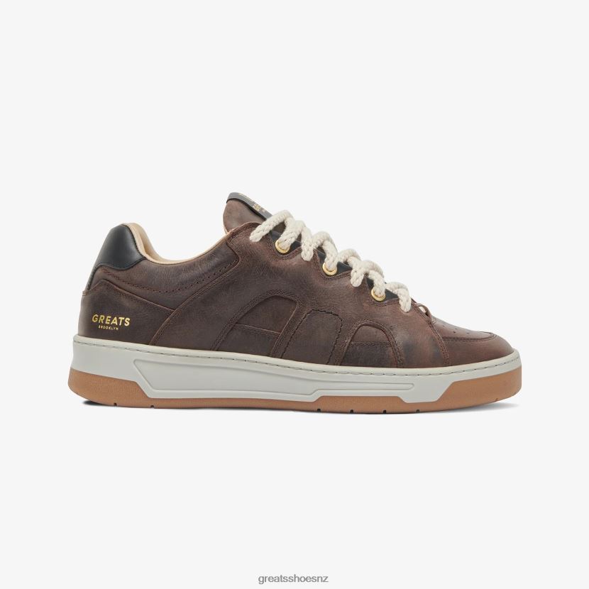 GREATS Brown The Cooper Low Skate Shoes ZXBPJD30