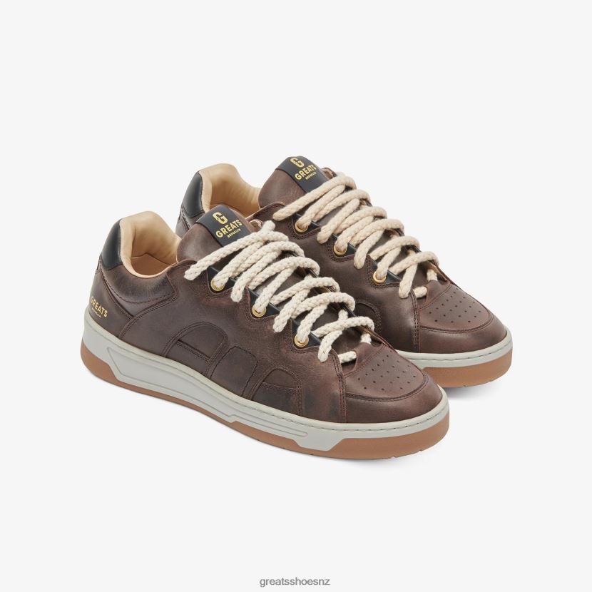 GREATS Brown The Cooper Low Skate Shoes ZXBPJD30