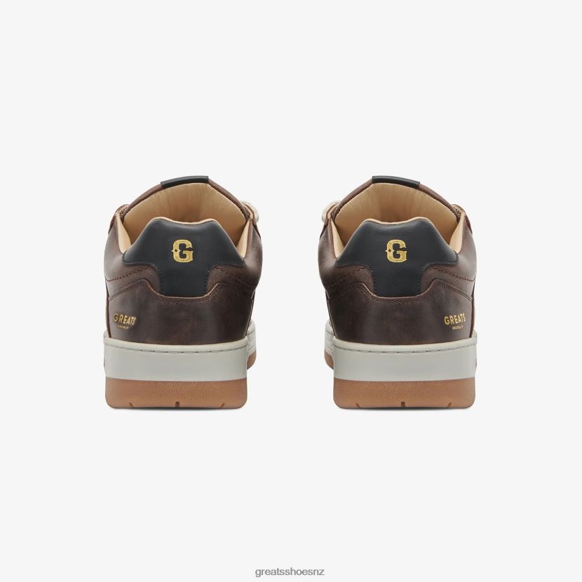 GREATS Brown The Cooper Low Skate Shoes ZXBPJD30