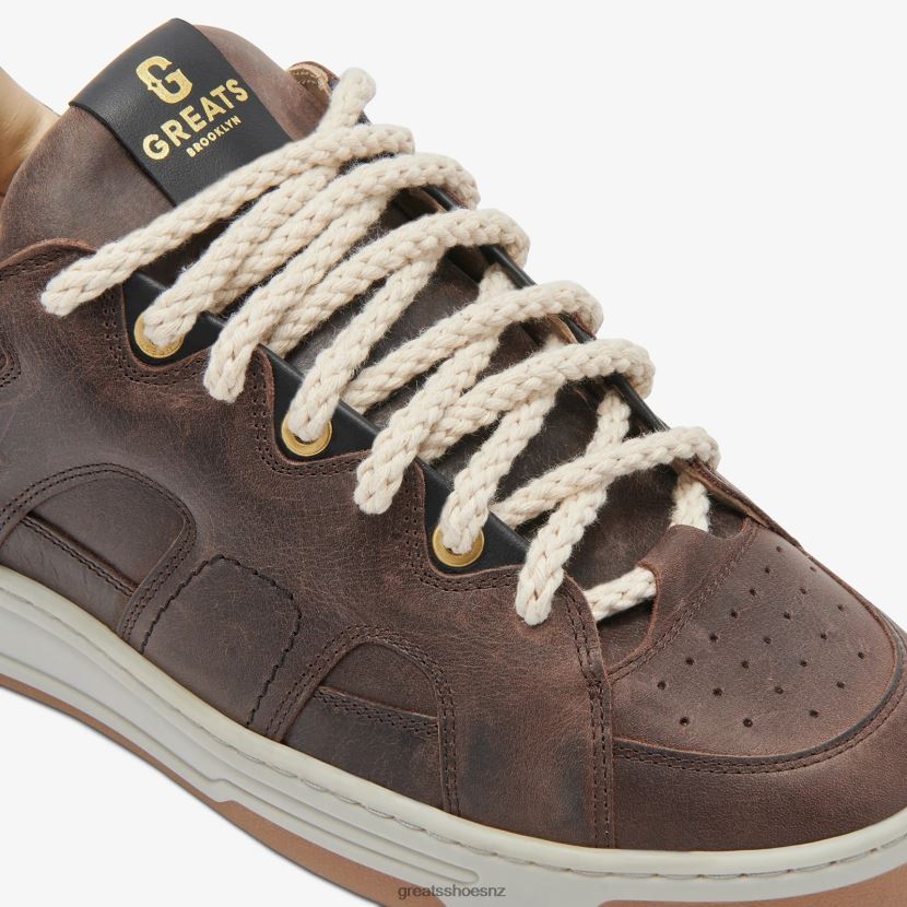 GREATS Brown The Cooper Low Skate Shoes ZXBPJD30