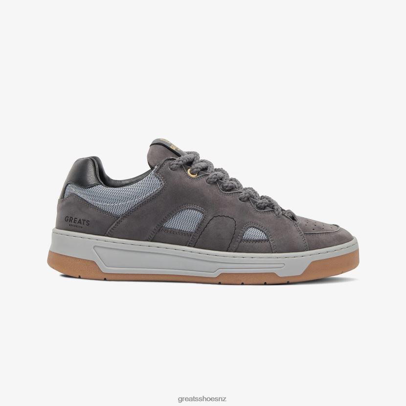 GREATS Charcoal The Cooper Low Skate Shoes ZXBPJD32