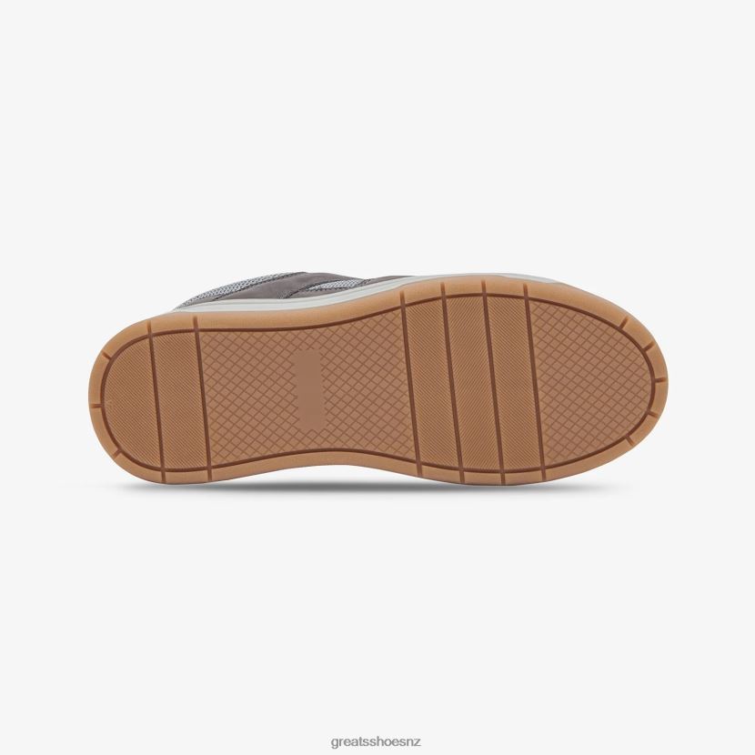GREATS Charcoal The Cooper Low Skate Shoes ZXBPJD32