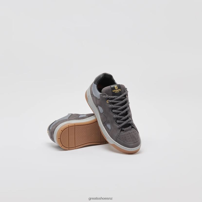 GREATS Charcoal The Cooper Low Skate Shoes ZXBPJD32