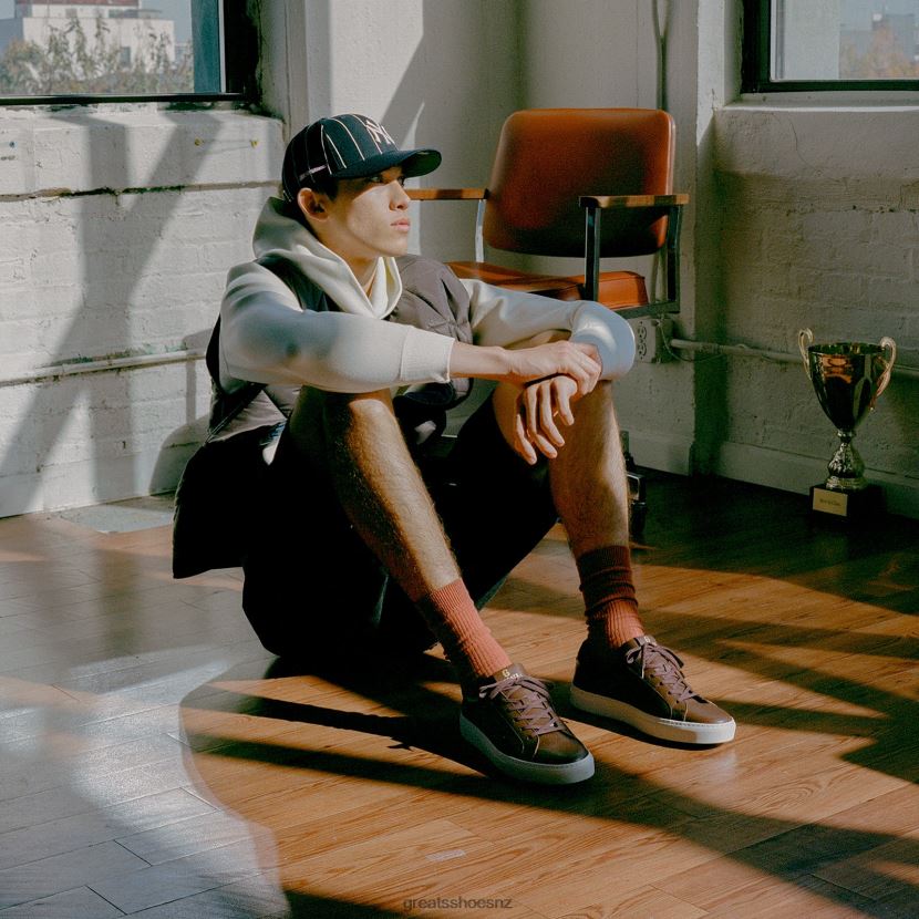 GREATS Dark Brown The Royale 2.0 Shoes ZXBPJD9