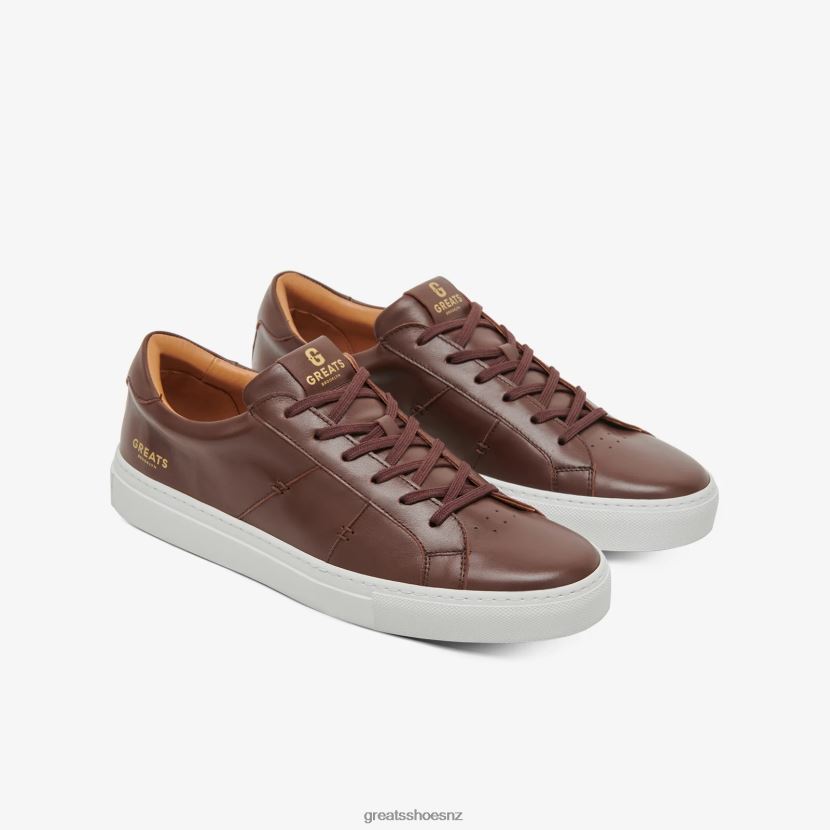 GREATS Dark Brown The Royale 2.0 Shoes ZXBPJD9