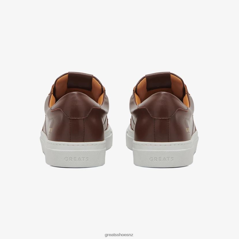 GREATS Dark Brown The Royale 2.0 Shoes ZXBPJD9