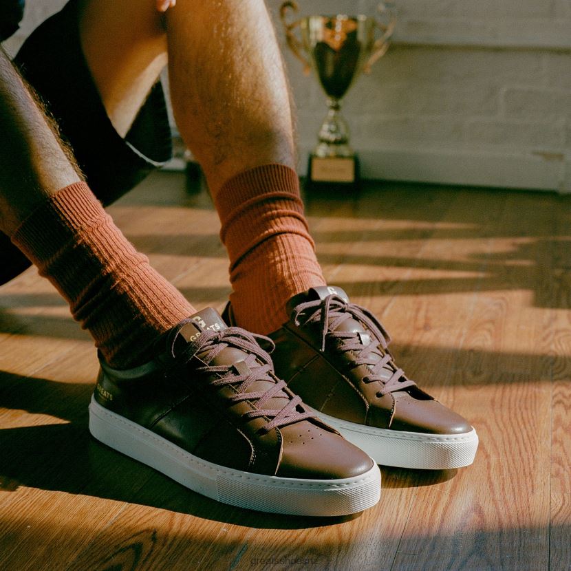 GREATS Dark Brown The Royale 2.0 Shoes ZXBPJD9