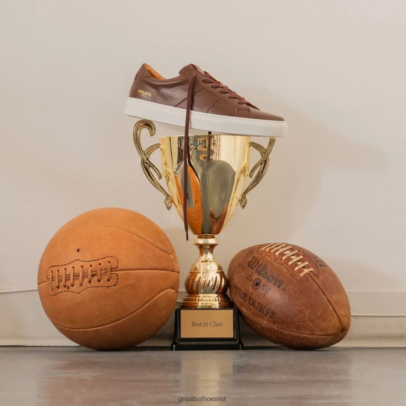 GREATS Dark Brown The Royale 2.0 Shoes ZXBPJD9