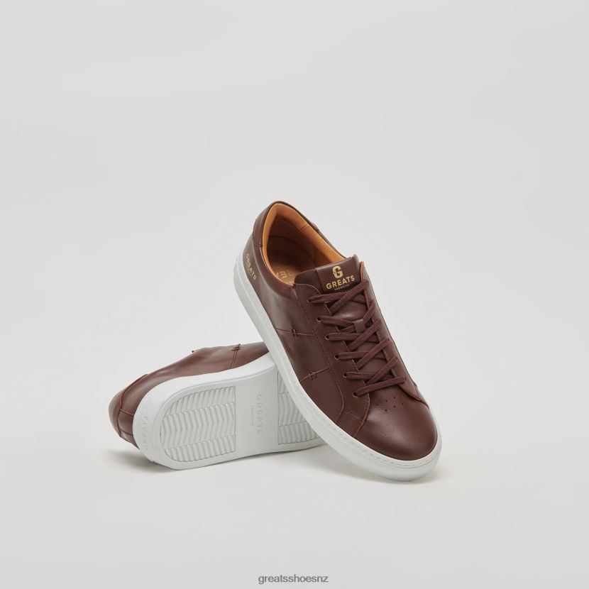 GREATS Dark Brown The Royale 2.0 Shoes ZXBPJD9
