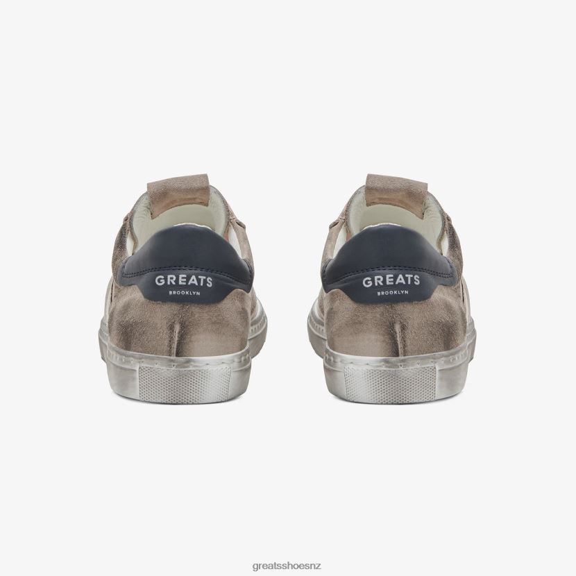 GREATS Grey The Charlie Distressed Shoes ZXBPJD145