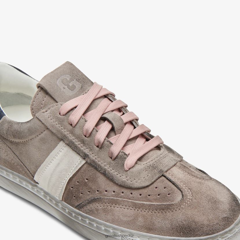 GREATS Grey The Charlie Distressed Shoes ZXBPJD145