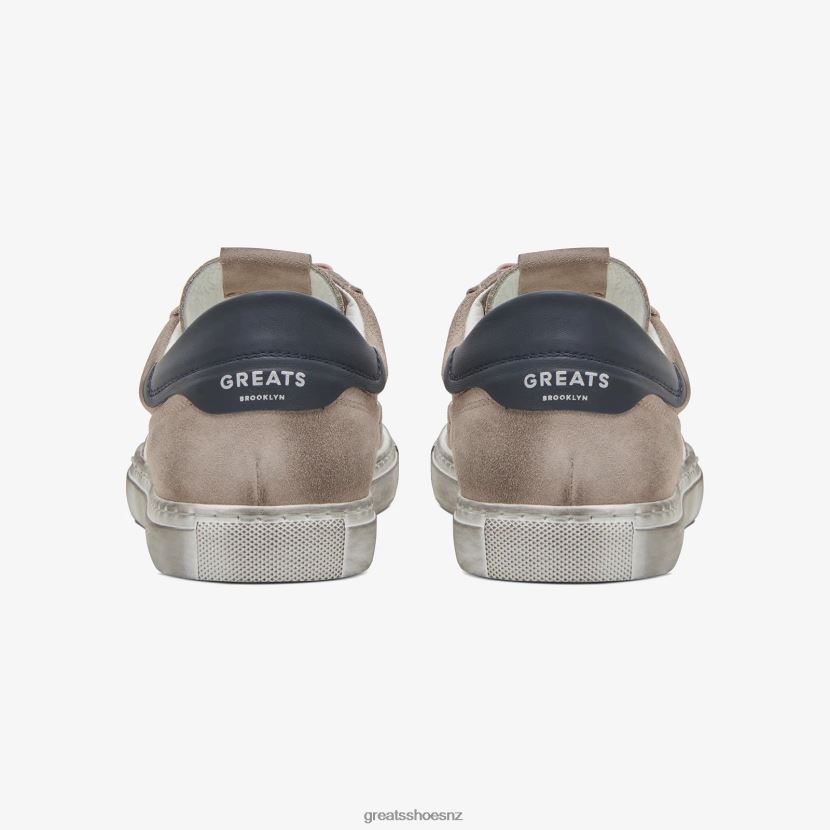 GREATS Grey The Charlie Distressed Shoes ZXBPJD35
