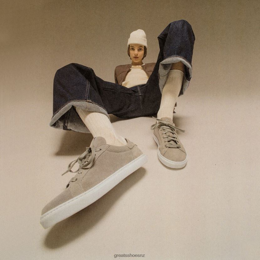 GREATS Grey The Reign Shoes ZXBPJD158