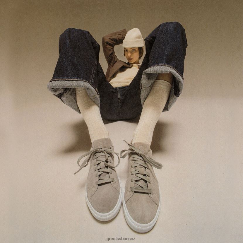 GREATS Grey The Reign Shoes ZXBPJD158