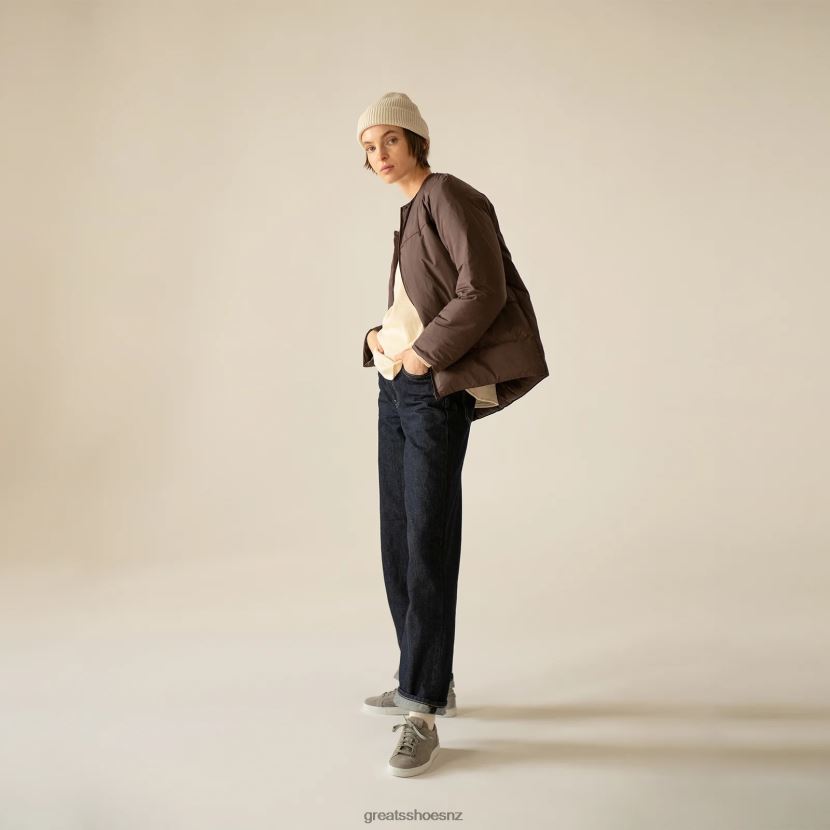 GREATS Grey The Reign Shoes ZXBPJD158